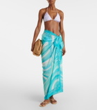 Pucci Iride cotton beach cover-up