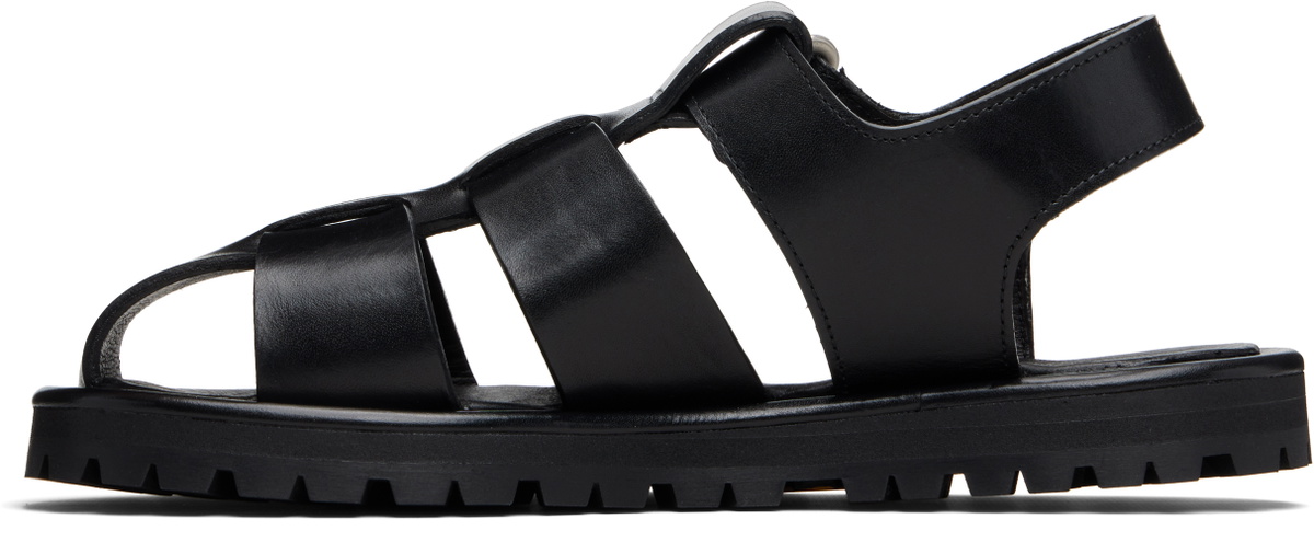 Studio Nicholson Black Sandom Sandals