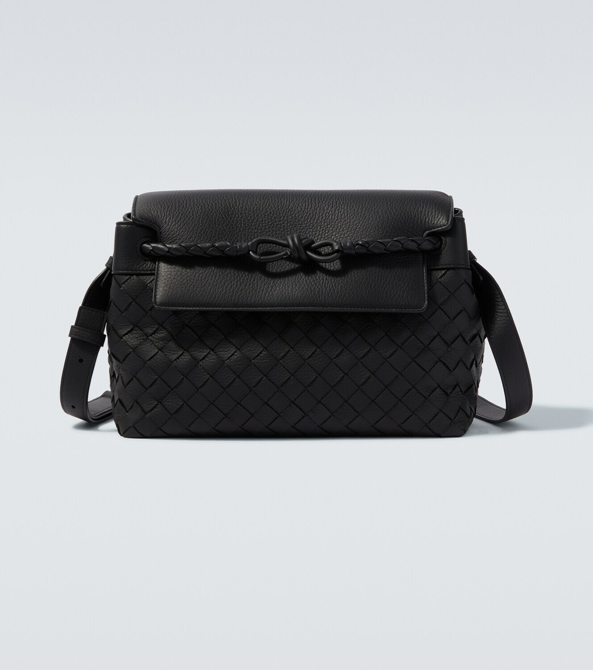 Bottega Veneta Andiamo Intrecciato Small leather messenger bag