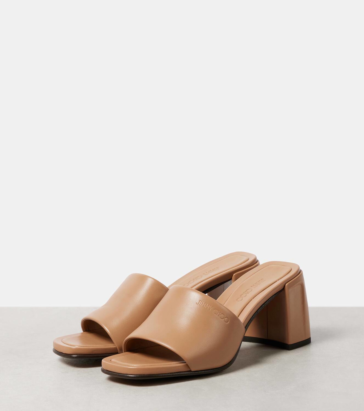 Jimmy Choo Lena 70 leather mules Jimmy Choo