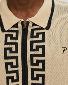 Patta Zapotec Knitted Zip Cardigan Beige - Mens - Zippers & Cardigans