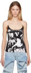 Y/Project Black Printed Tank Top