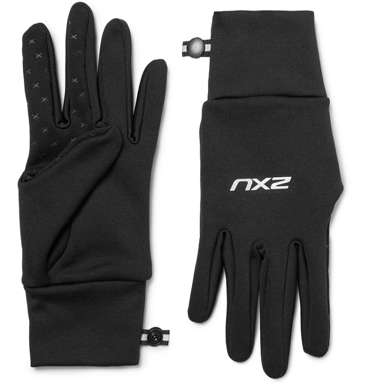 Photo: 2XU - Stretch-Jersey Gloves - Black