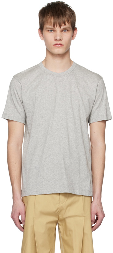 Photo: Comme des Garçons Shirt Gray Crewneck T-Shirt