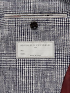 Brunello Cucinelli - Prince of Wales Checked Tweed Blazer - Gray