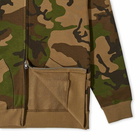 Beams Plus Men's Jersey Zip Bomber Jacket in Woodland Camo