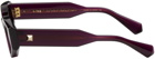 Valentino Garavani Purple III Irregular Frame Sunglasses