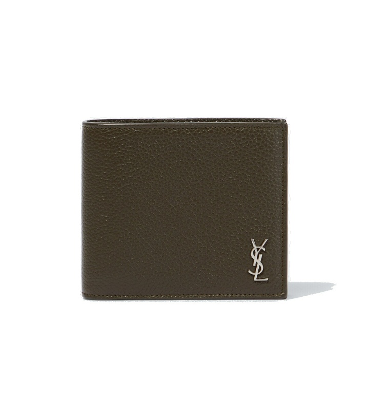 Photo: Saint Laurent - Cassandre Tiny leather bifold wallet