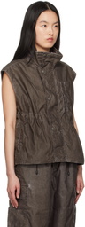 OUR LEGACY Brown Firm Vest