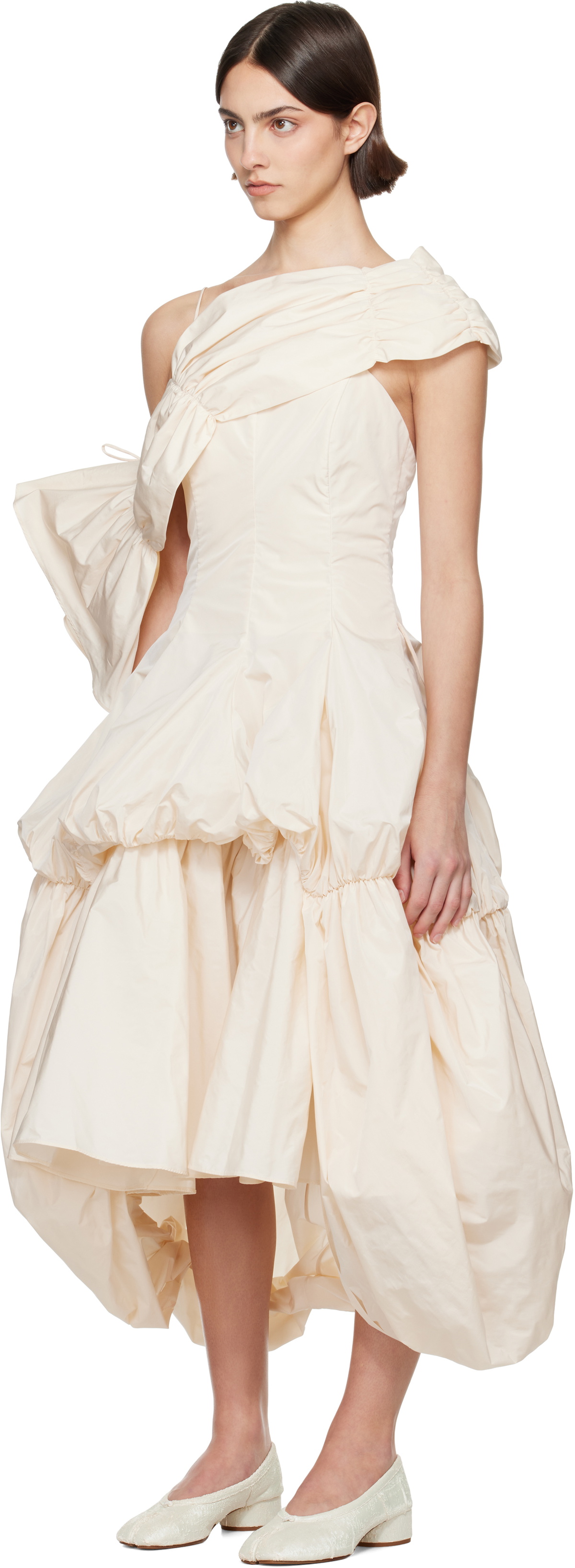 Renaissance Renaissance SSENSE Exclusive Bridal Capsule Dara Midi Dress