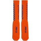 Off-White Orange and Blue Diag Socks