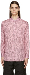 Comme des Garçons Shirt Pink KAWS Edition Print Pattern B Shirt
