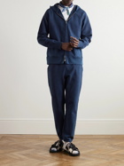 Blue Blue Japan - Tapered Indigo-Dyed Cotton-Jersey Sweatpants - Blue