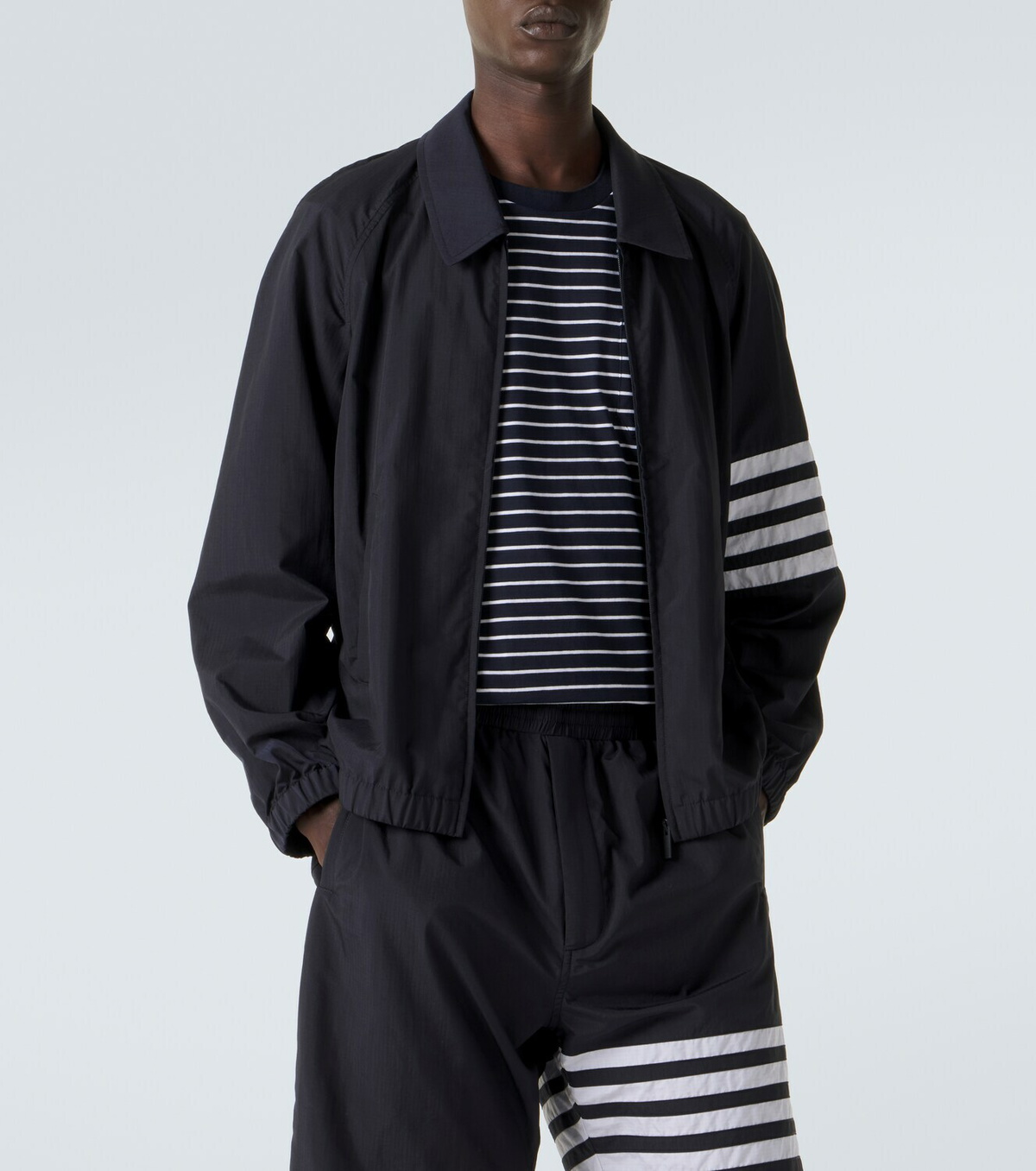 Thom Browne 4-Bar ripstop blouson jacket