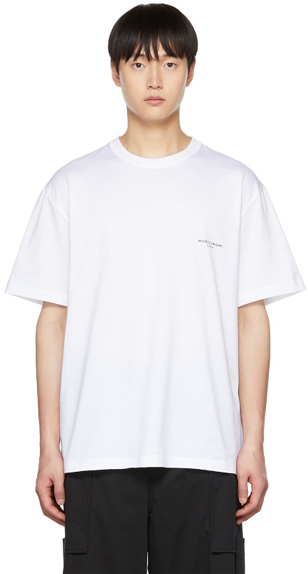 Photo: Wooyoungmi White Printed T-Shirt