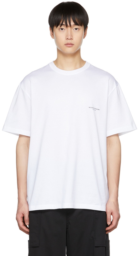 Photo: Wooyoungmi White Printed T-Shirt