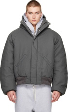 Seventh Gray Orb Puffer Coat