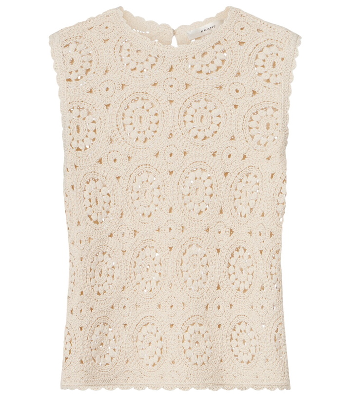 Photo: Frame The Crochet cotton top