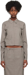 Gabriela Coll Garments Gray No.210 Jacket