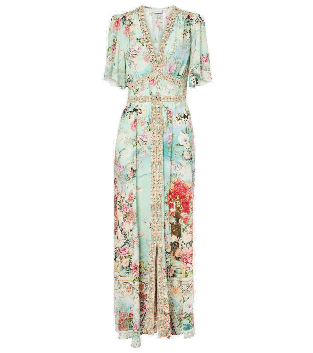 VIP【関税送料無料】希少 CAMILLA WHITE AND PINK SILK DRESS V Neck Full Length Bias Slip Dress | CAMILLA US – CAMILLA