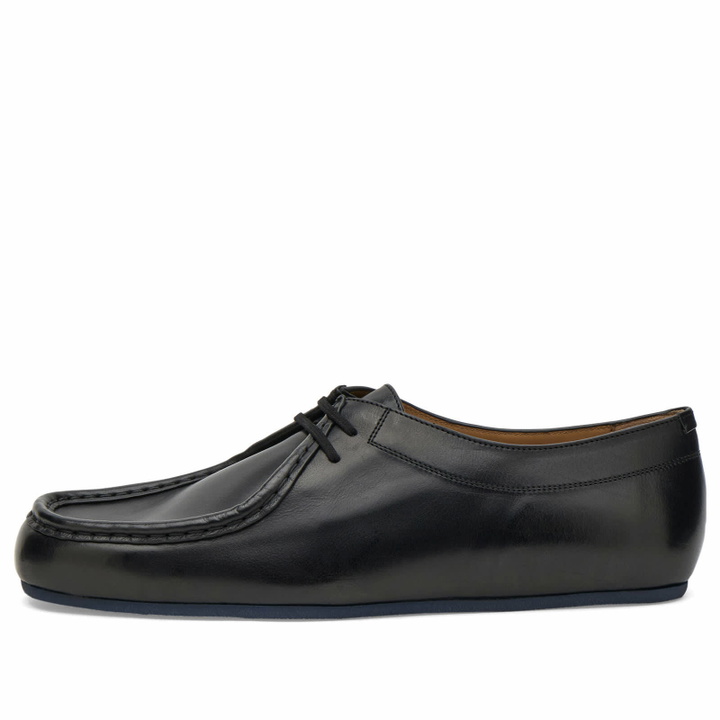 Photo: Jil Sander Men's Leather Lace Up Shoe in Black