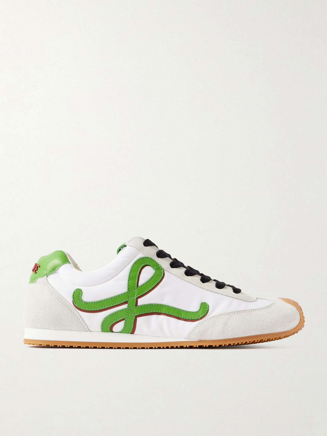 LOEWE - Louis Wain Ballet Runner 2.0 Suede-Trimmed Leather Sneakers - White