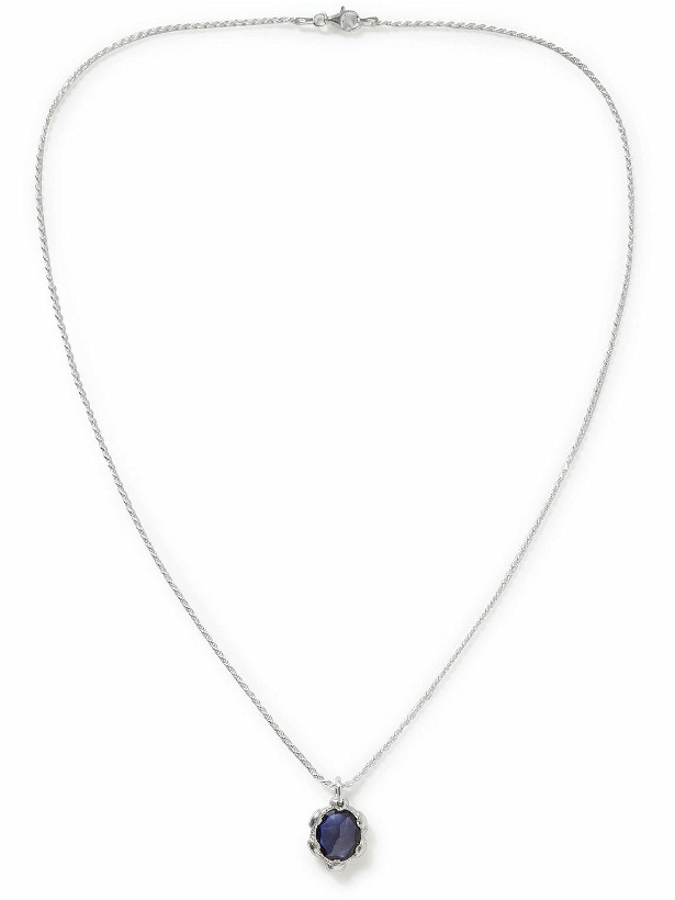 Photo: Bleue Burnham - Nature Knows Best Sterling Silver Sapphire Pendant Necklace