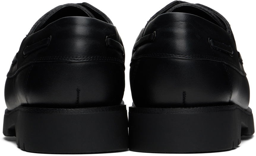 KLEMAN Black Donato Boat Shoes
