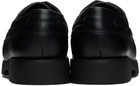 KLEMAN Black Donato Boat Shoes