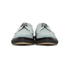 Adieu Blue Felted Wool Derbys