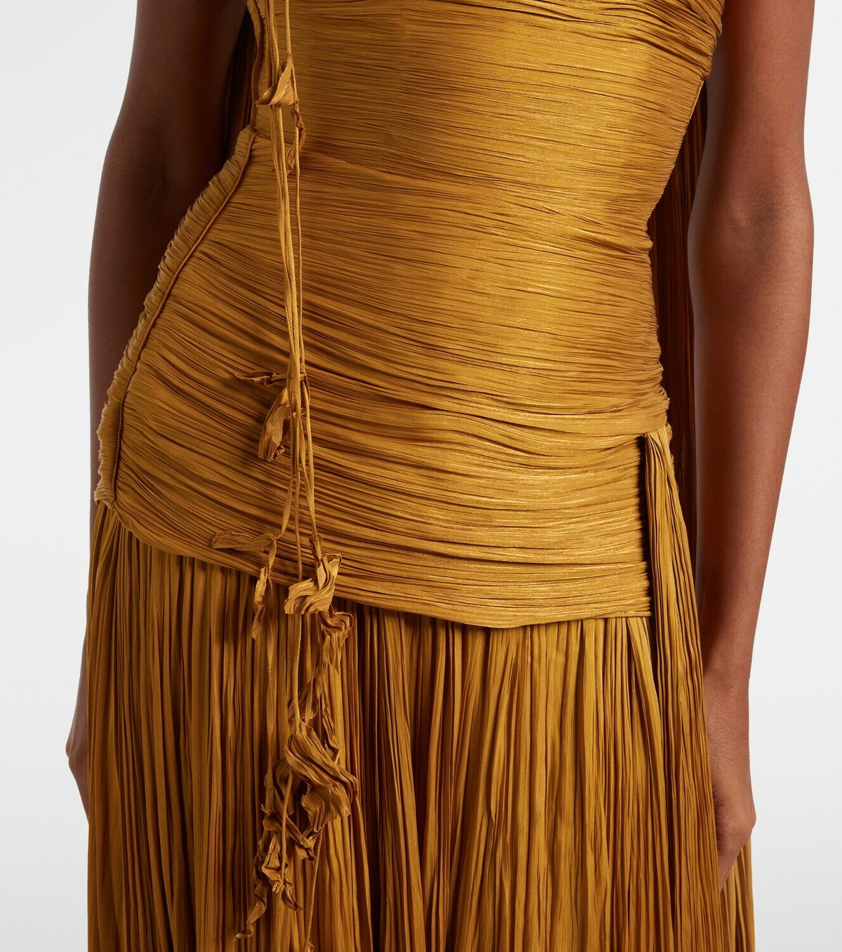 Marmar Halim Peplum ruched gown