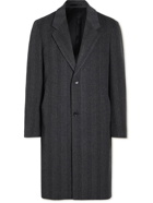 Mr P. - Herringbone Cashmere Coat - Gray