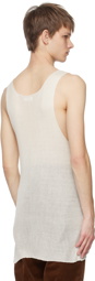 Rier Off-White Seamless Tank Top