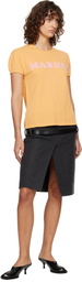 MM6 Maison Margiela Yellow 'Margie' T-Shirt