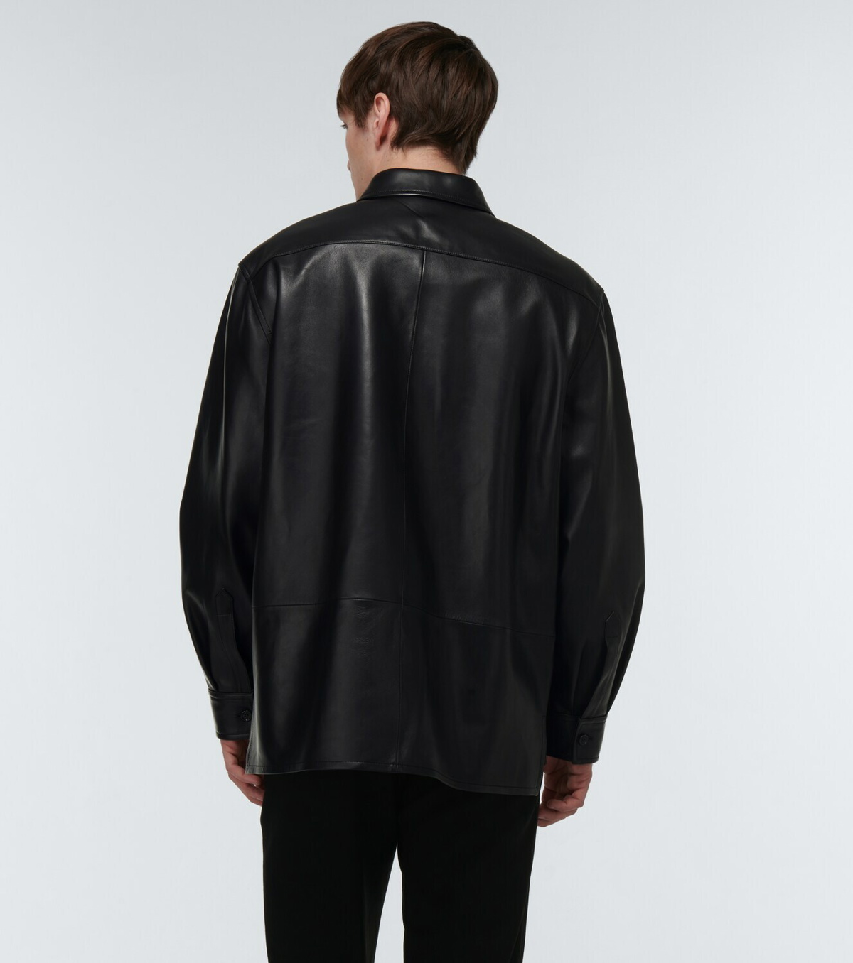 Loewe - Anagram leather overshirt Loewe