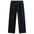 A.P.C. Men's Ricky Double Pleat Chinos in Dark Navy