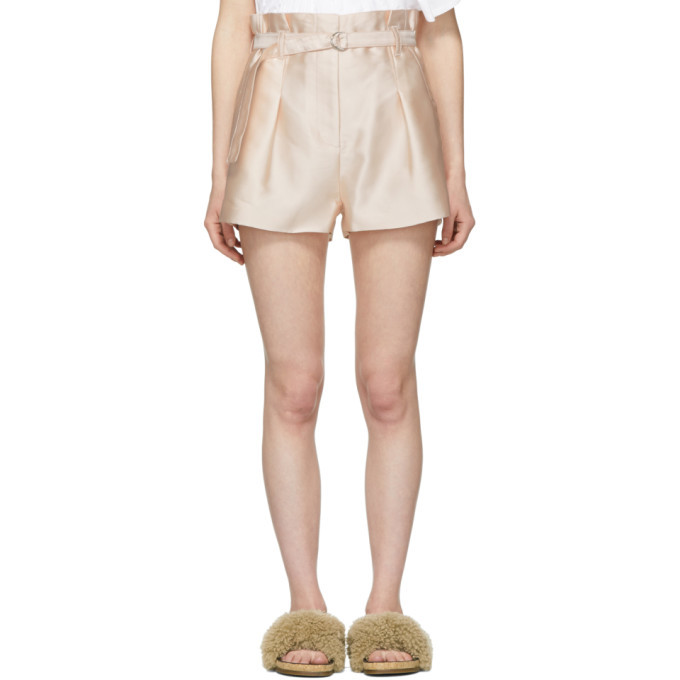 Photo: 3.1 Phillip Lim Pink Satin Origami Shorts