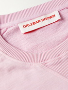 Orlebar Brown - Watkins Garment-Dyed Cotton-Jersey Sweatshirt - Pink