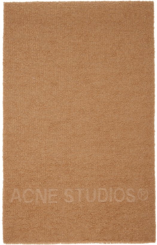 Photo: Acne Studios Tan Vasami Scarf