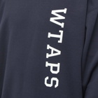 WTAPS Men's Design 01 Logo Sweater in Navy