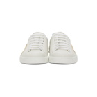 Gucci White and Blue New Ace Low-Top Sneakers