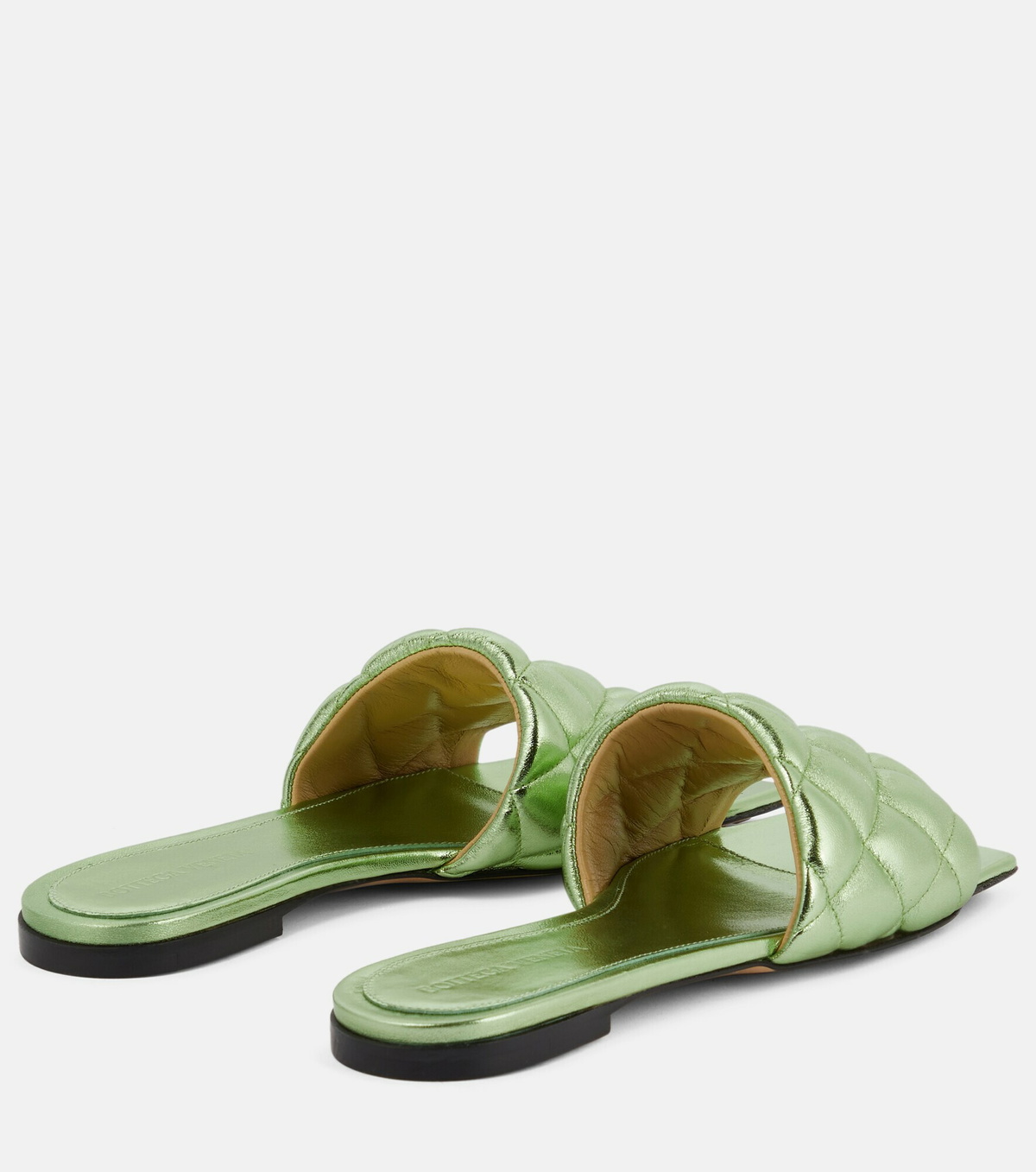 Bottega Veneta Solid Color Braided Leather Sandals 10,5cm Sandal Heels
