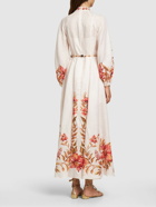 ZIMMERMANN - Vacay Billow Printed Linen Long Dress