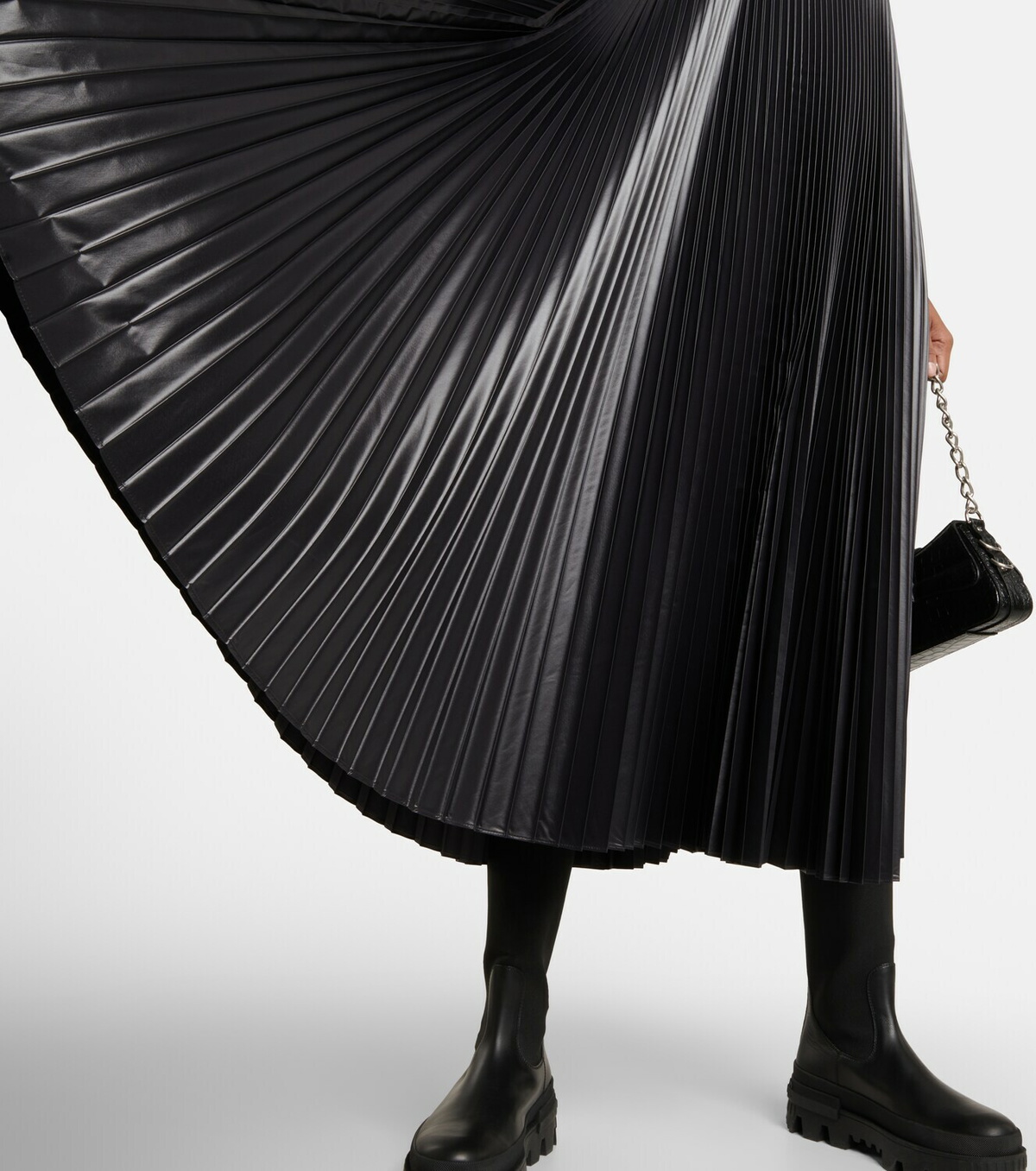 Moncler Genius - 4 Moncler Hyke pleated midi dress