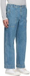 Maison Kitsuné Blue Workwear Jeans