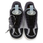 Off-White Black and Grey Arrow Skate Sneakers