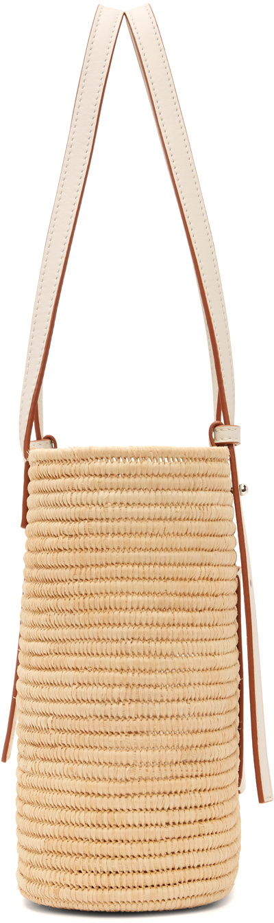 Paulas Ibiza Fold Basket Bag in Beige - Loewe