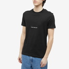 Calvin Klein Men's Institutional T-Shirt in Ck Black