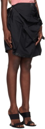 132 5. ISSEY MIYAKE Black Standard Miniskirt