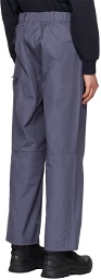 C.P. Company Blue Belted Trousers